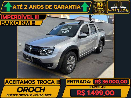 RENAULT DUSTER OROCH 2.0 16V HI-FLEX DYNAMIQUE AUTOMÁTICO